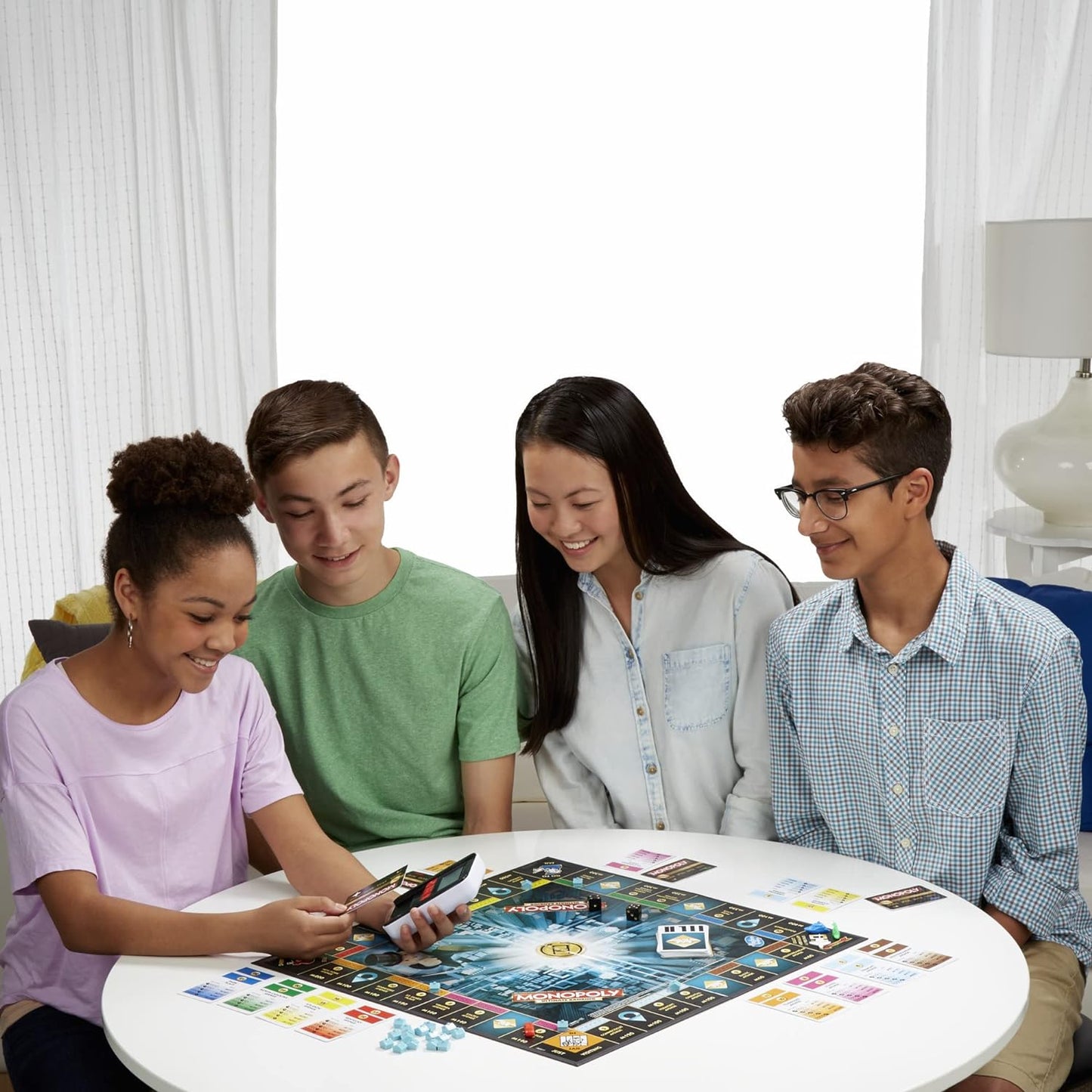 Monopoly Game: Ultimate Banking Edition Board Game, Electronic Banking Unit,Fantasy Game for Families and Kids Ages 8 and Up