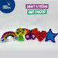 Pidilite Fevicreate Tissue Art Kit, 5 Exciting Templates, Easy to Do for Kids 5+ Yrs, Art & Craft, Do It Yourself Kit