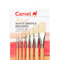 Camel Artist White Bristle Brushes Flat - Series 56