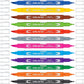 Add Gel Softline Little Artist Colouring Pen - Twin Tip Brush 12 Pen Set