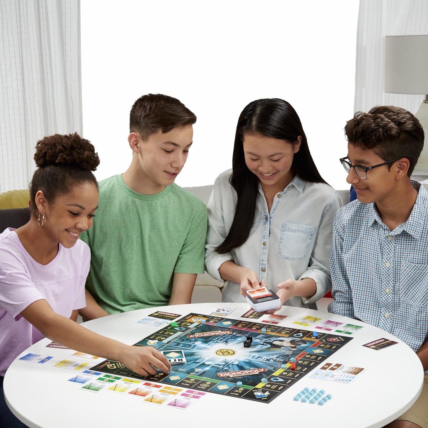 Monopoly Game: Ultimate Banking Edition Board Game, Electronic Banking Unit,Fantasy Game for Families and Kids Ages 8 and Up