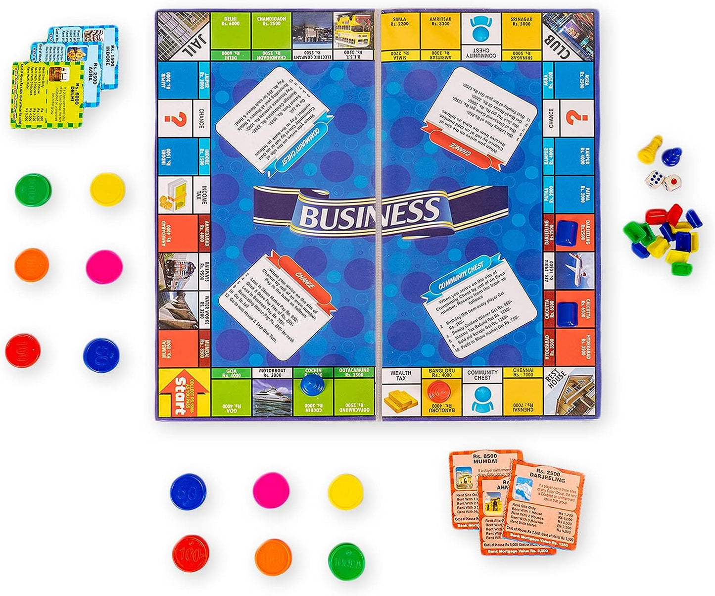 Ratna's Business JR. Coins 5 in 1 Board Game Set