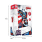 Ratna's 99 Pieces Disney & Marvel Series Jigsaw Puzzle for Kids. Puzzle Size 44.5cm X 37cm (Captain America)