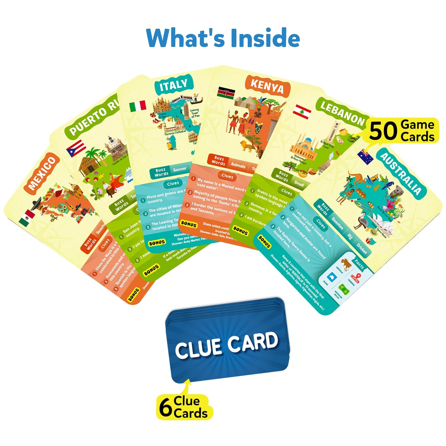 Skillmatics Card Game - Guess in 10 Countries of The World, Perfect for Boys, Girls, Kids, and Families Who Love Educational Toys, Travel Friendly, Gifts