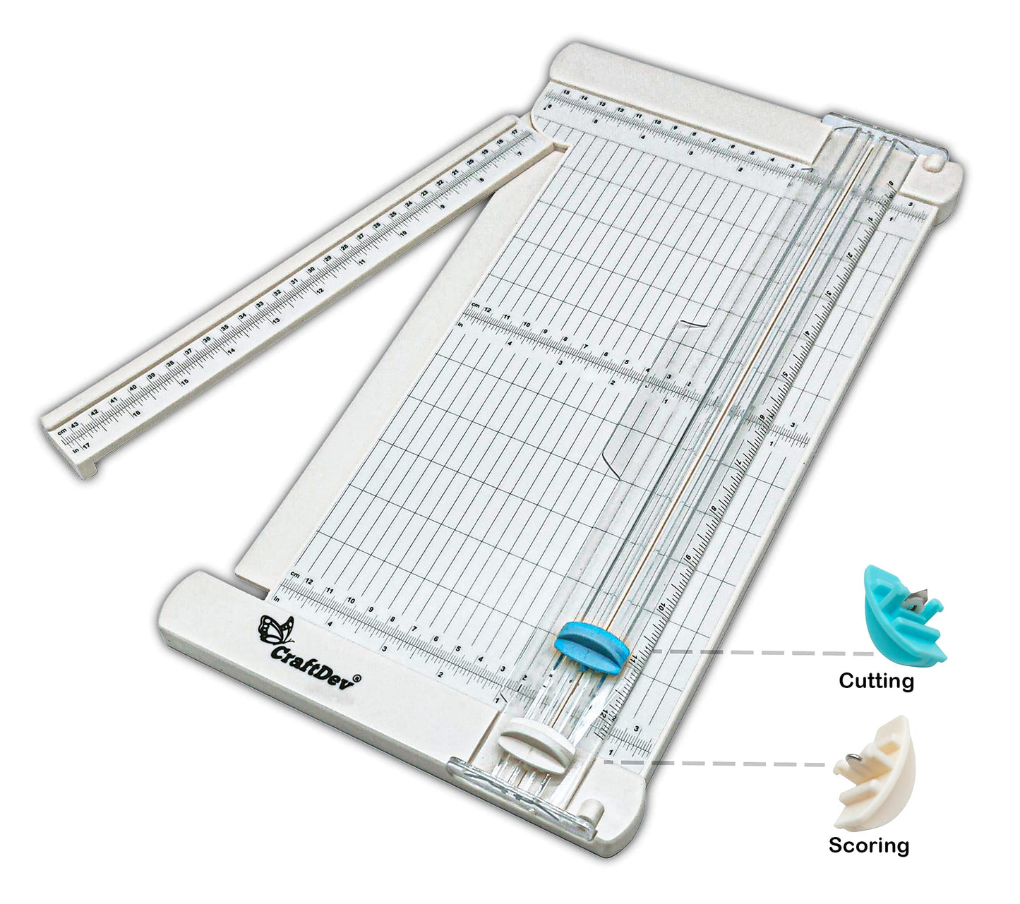 Score Board and Paper Trimmer (6" x 12") for Scrapbooking Art & Craft Card Box Making Scoring