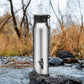 Milton Handy 850 Stainless Steel Water Bottle, 780 ml, Silver | Single walled | Leak Proof | Easy Grip | Easy to Carry | Gym Bottle | Home | Kitchen | Hiking | Treking Bottle | Travel Bottle