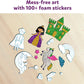 Skillmatics Art & Craft Activity - Foil Fun Unicorns & Princesses, No Mess Art for Kids, Craft Kits & Supplies, DIY Creative Activity, Gifts