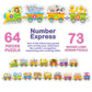 Ratna's Number Express Educational Giant Floor Train Puzzle for Kids 2+ years