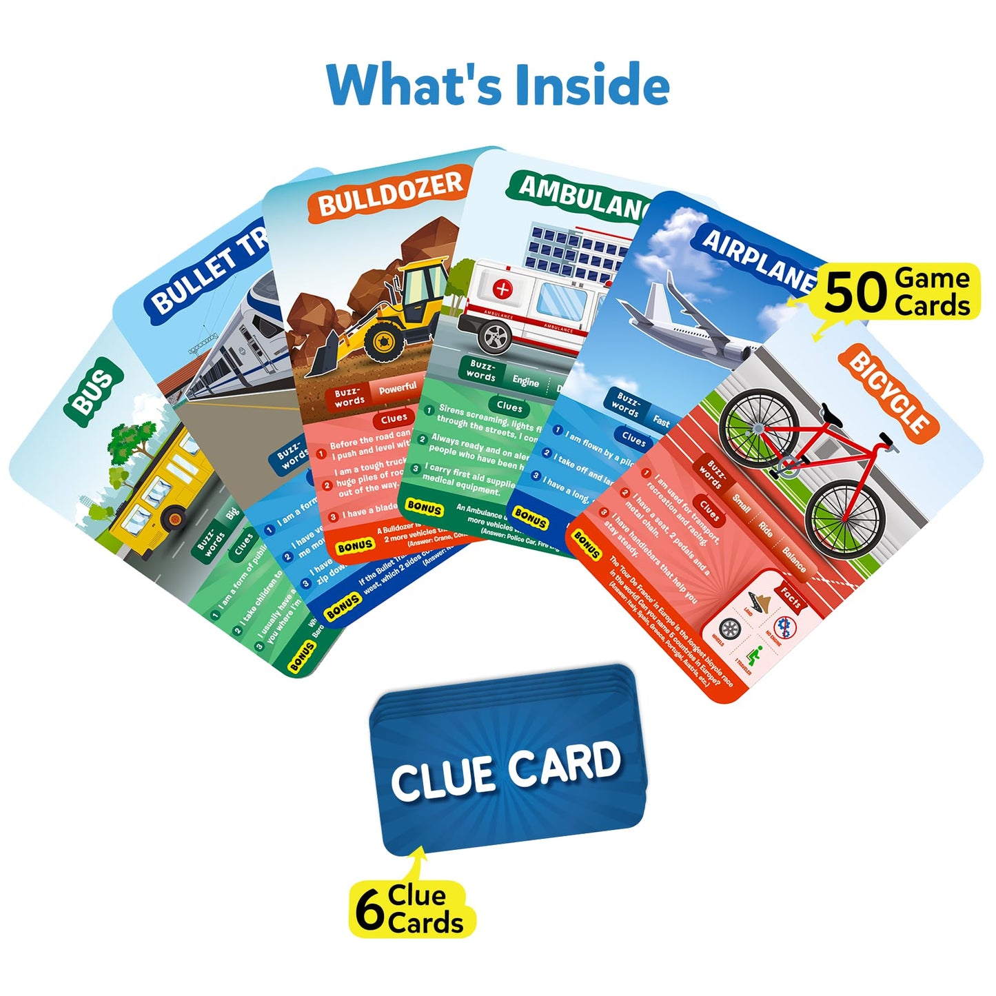 Skillmatics Card Game - Guess in 10 Things That Go, Perfect for Boys, Girls, Kids, and Families Who Love Board Games and Educational Toys, Travel Friendly, Gifts