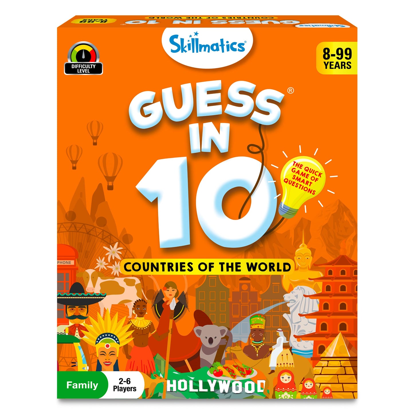 Skillmatics Card Game - Guess in 10 Countries of The World, Perfect for Boys, Girls, Kids, and Families Who Love Educational Toys, Travel Friendly, Gifts