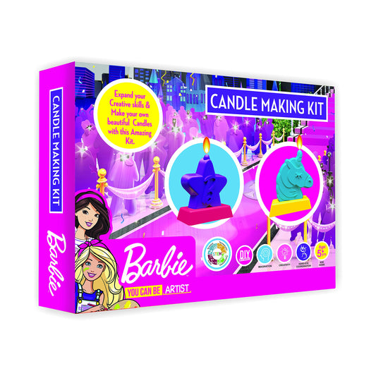 Ratna's Barbie Candle Making KIT with Stand Multicolor