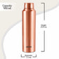 Milton Alpine 1000 Water Bottle, 900 ml, 1 Piece, Copper | 100% Leak Proof | Office Bottle | Gym Bottle | Yoga Bottle | Home | Kitchen | Hiking | Treking Bottle | Travel Bottle