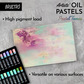 Brustro Artist Oil Pastels Set of 24 (Pastel Tones)