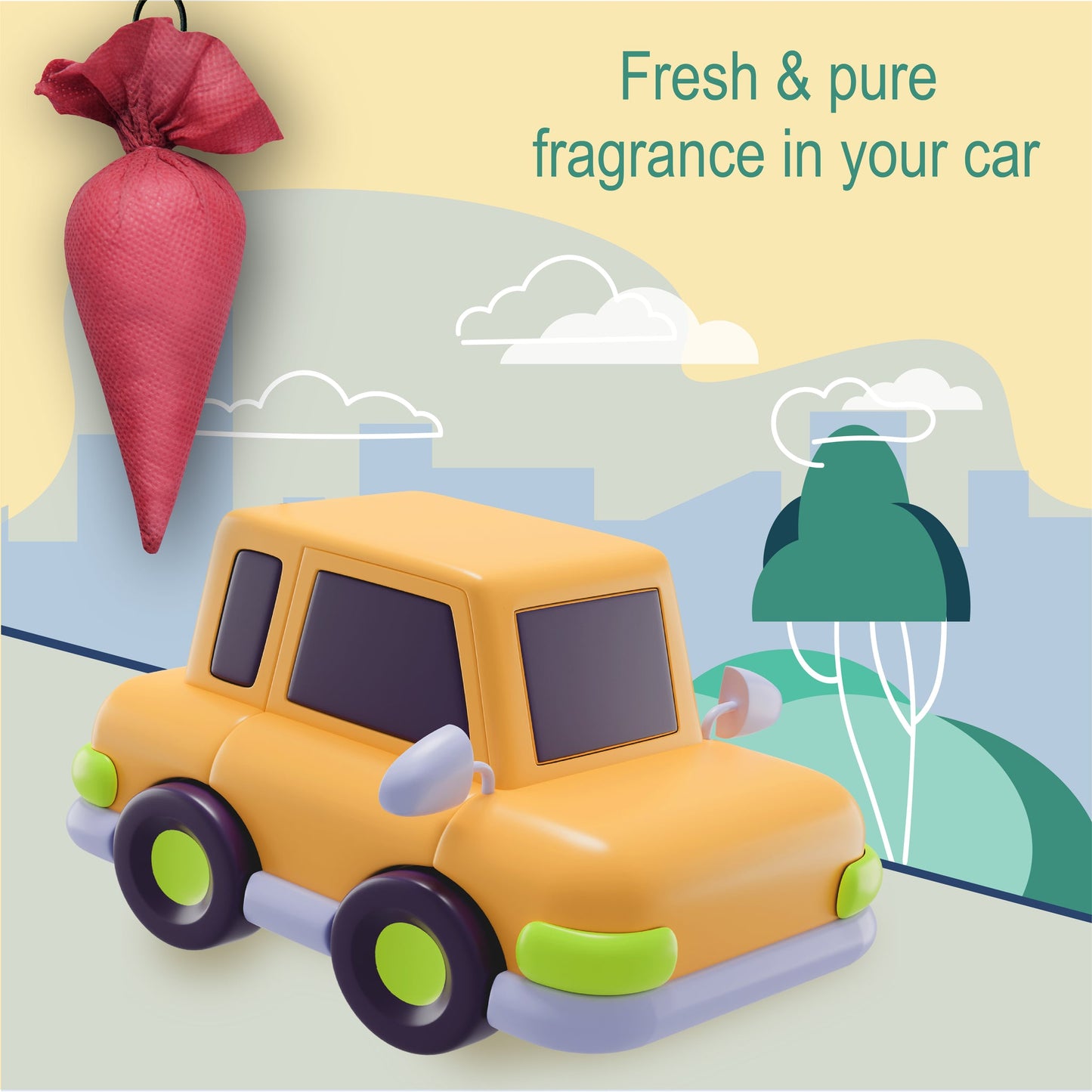 Mangalam CamPure Camphor Cone - Rose [Room, Car and Air Freshener & Mosquito Repellent]