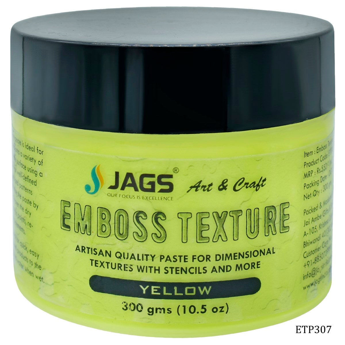 Jags Emboss Texture Paste 300 Grams