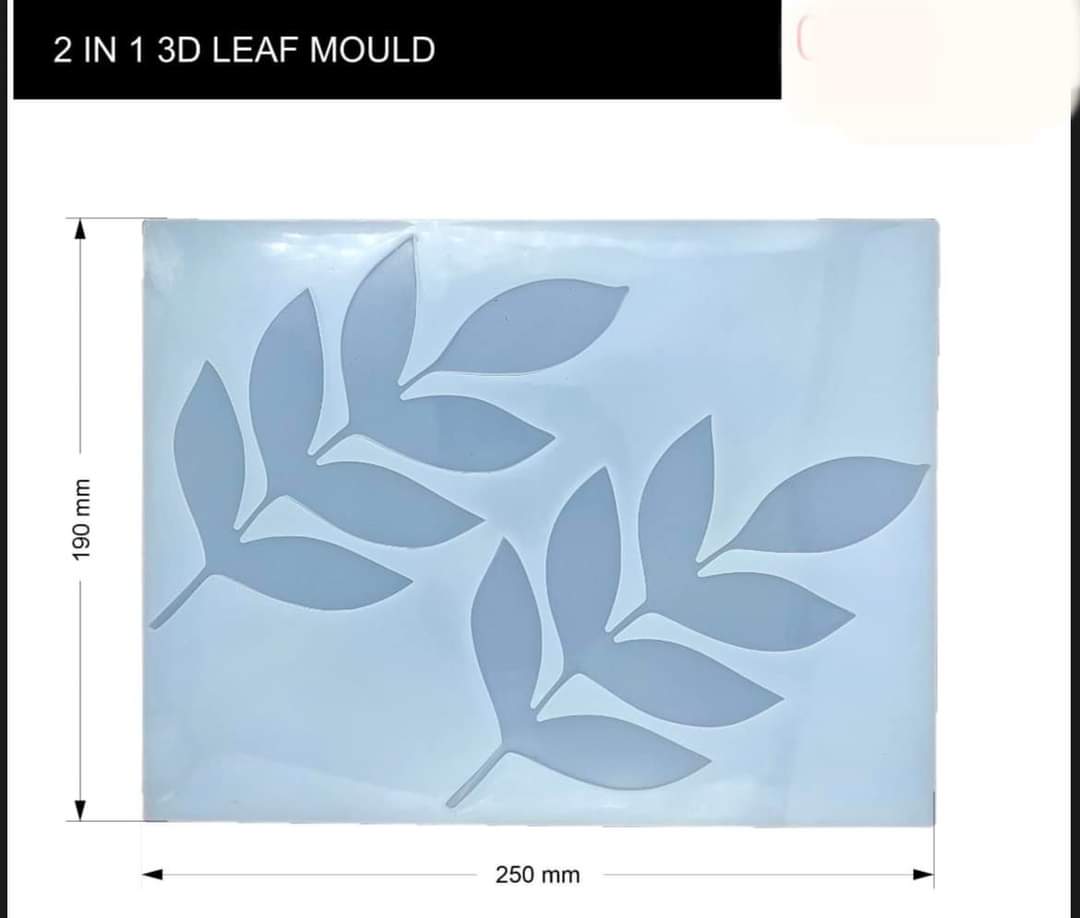 Silicone Mould 3D Leaf