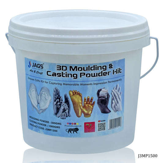 Jags 3D Moulding & Casting Powder Kit 1500 Grams For Couple Hands