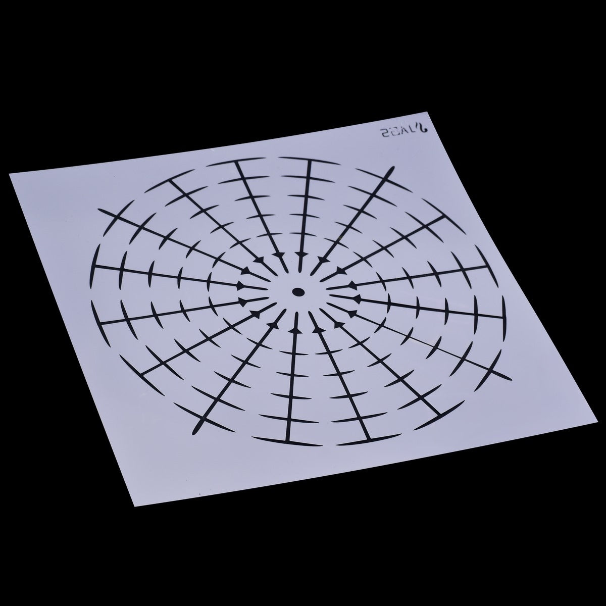 Number Placement Stencil Sheet 12 Inch