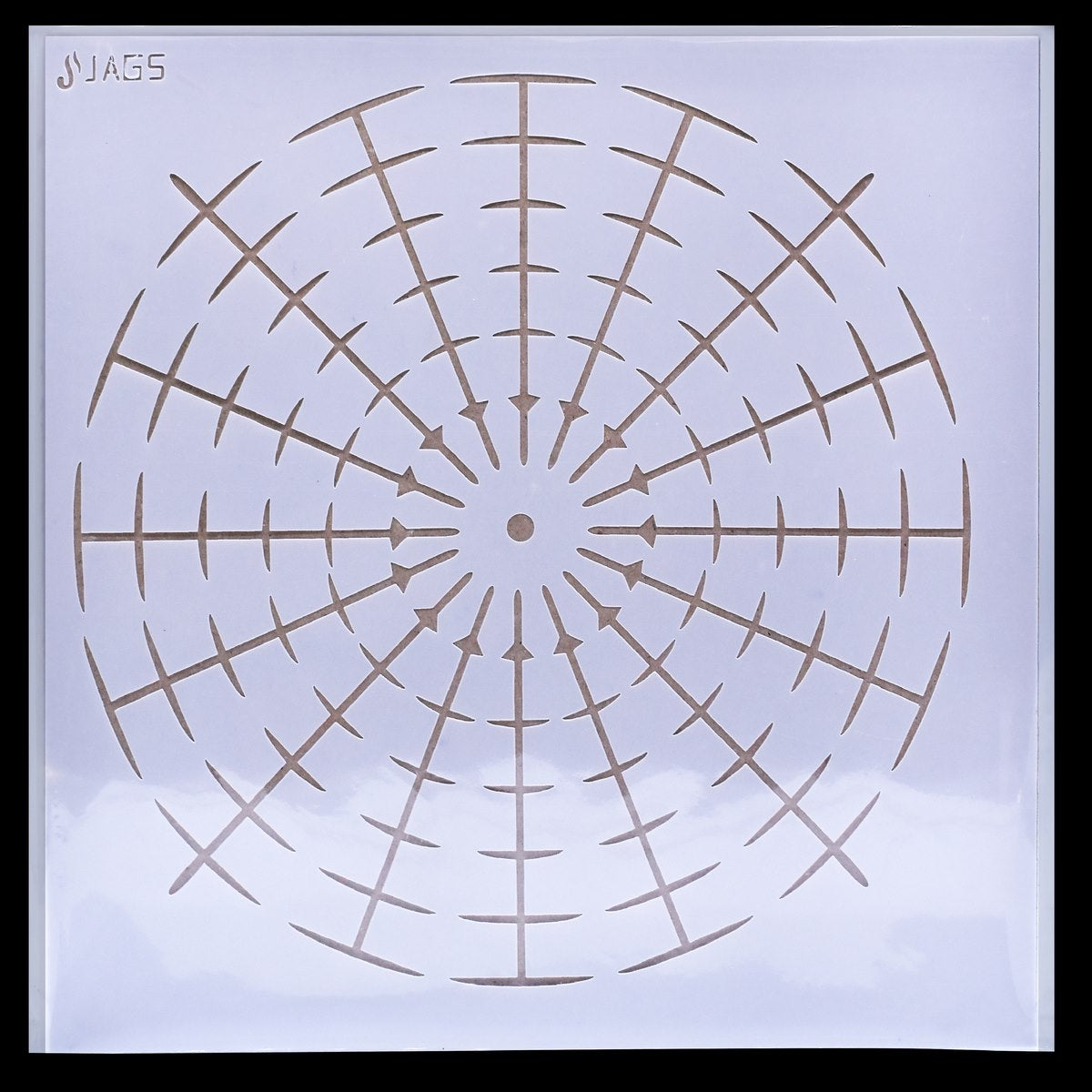 Number Placement Stencil Sheet 12 Inch