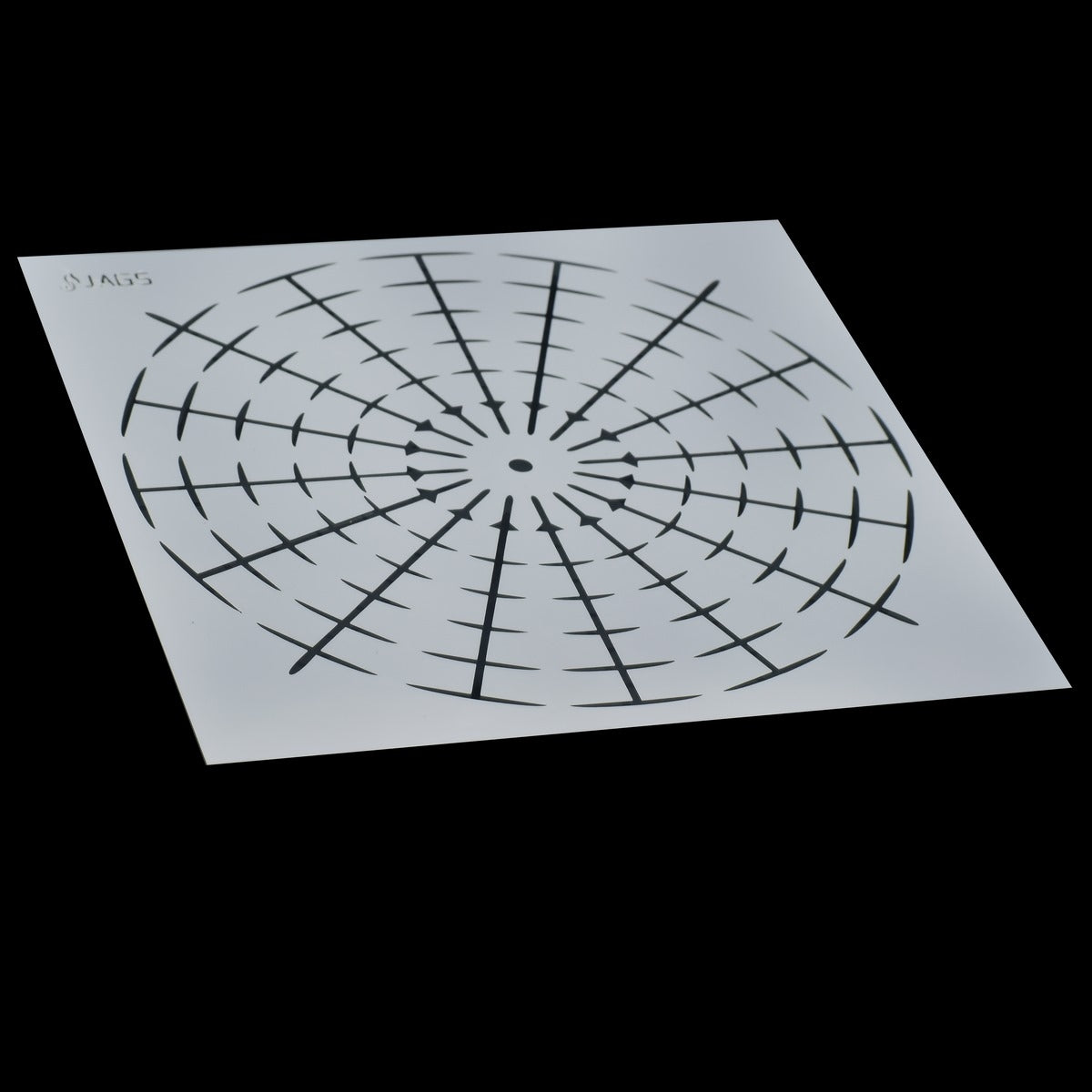 Number Placement Stencil Sheet 8 Inch