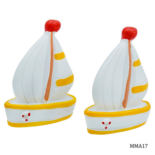 Miniature Model Boat 2 PC's