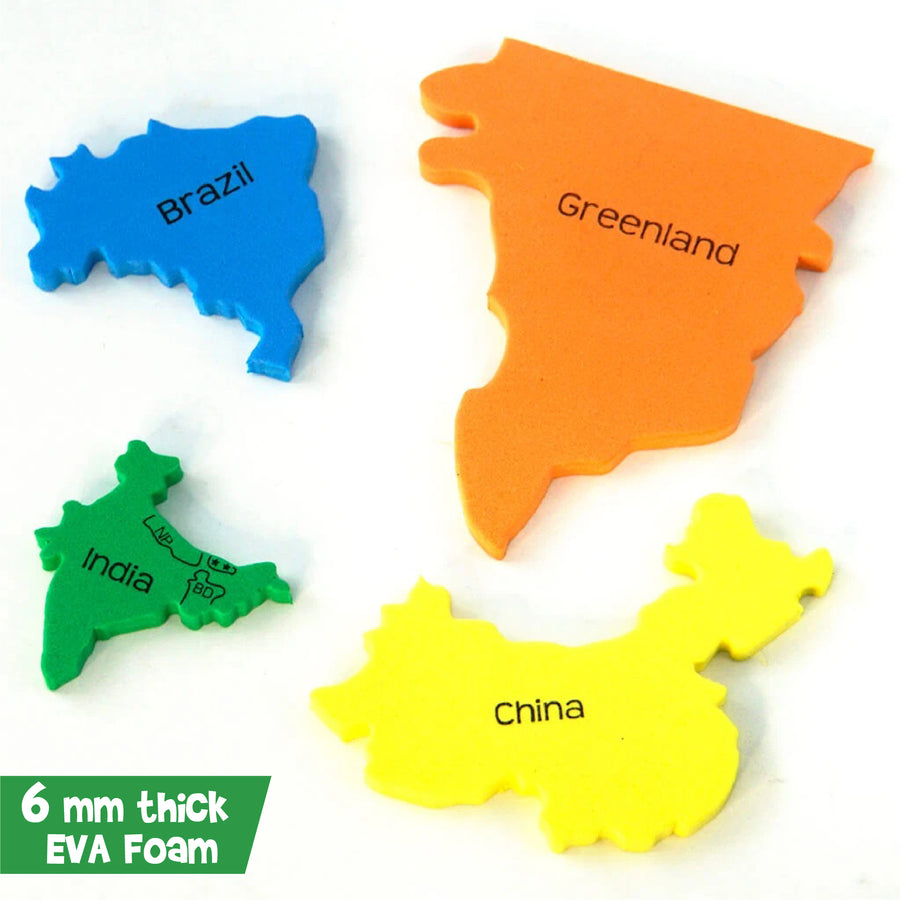 Imagimake: Mapology World- World Map and Its Countries- Learning Aid & Educational Toy- Jigsaw Puzzle- for Kids Age 4 and Above (Mapology World)