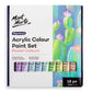 Mont Marte Acrylic Colour Pastel Paint Set Signature 18pc x 36ml