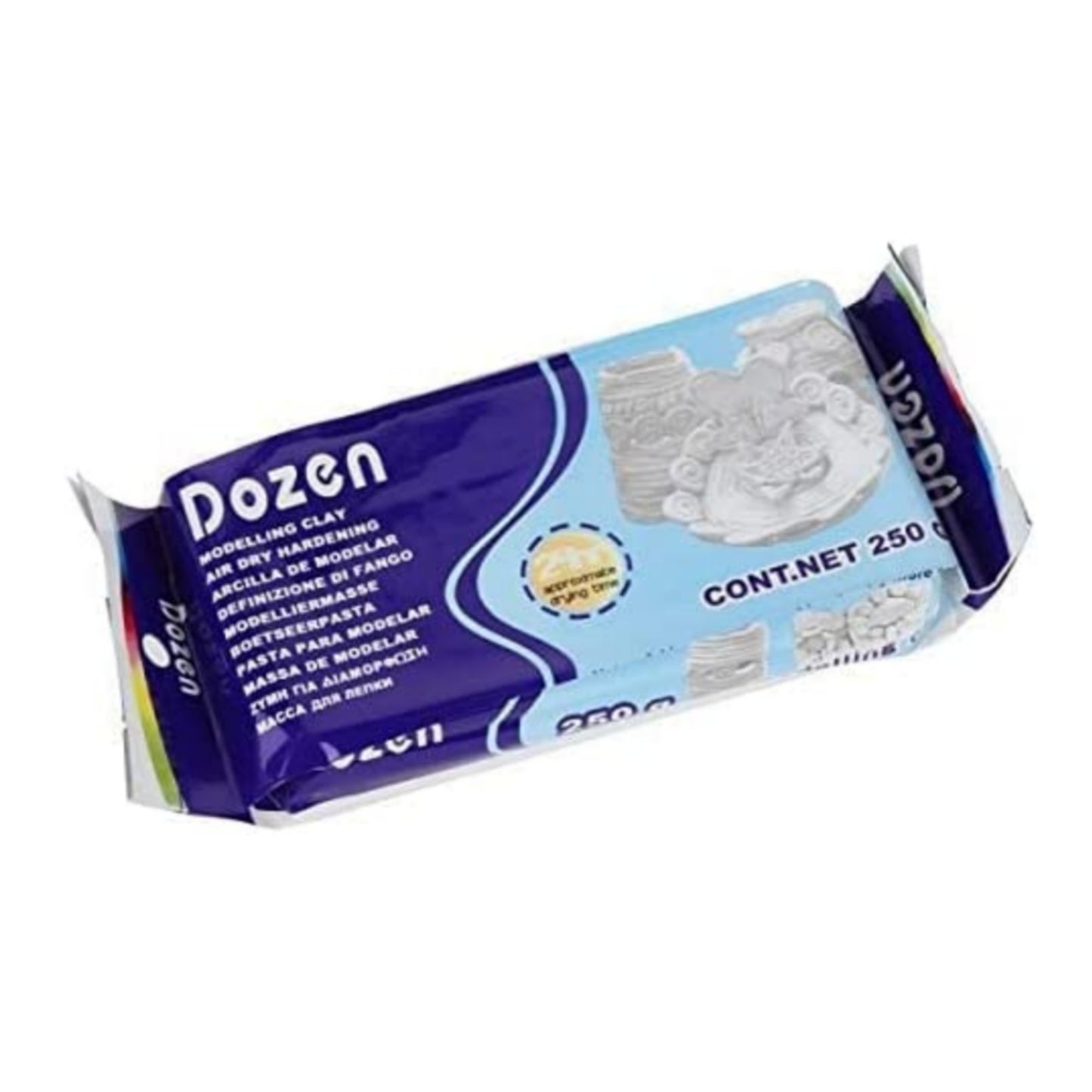 Dozen Air Dry Craft Clay - White