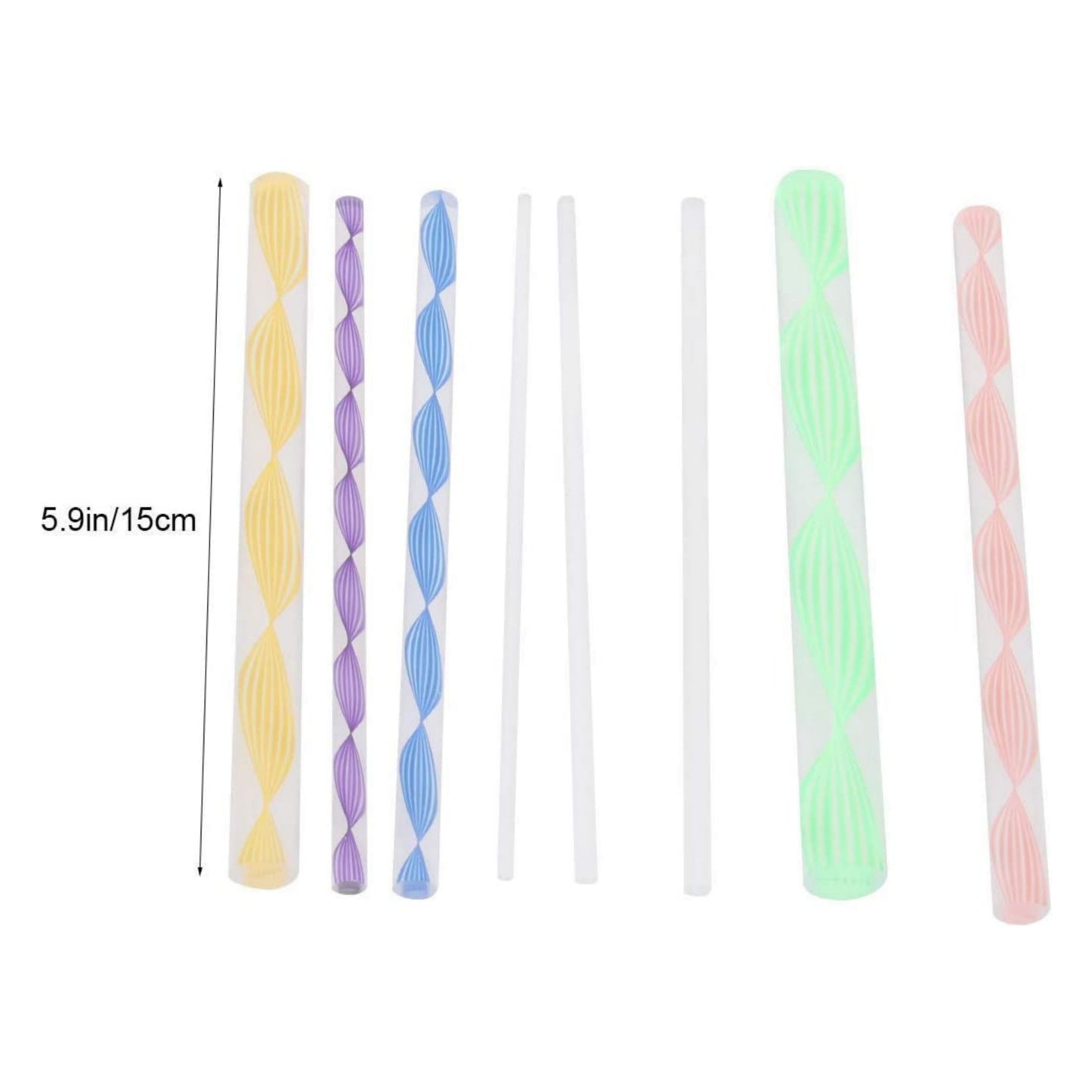 Dotting Rods Acrylic Twist Sticks Mandala Tools 8 Pc's