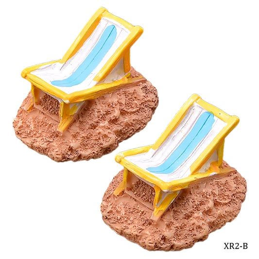 Miniature Model Sea Beach Chair 2 PC's