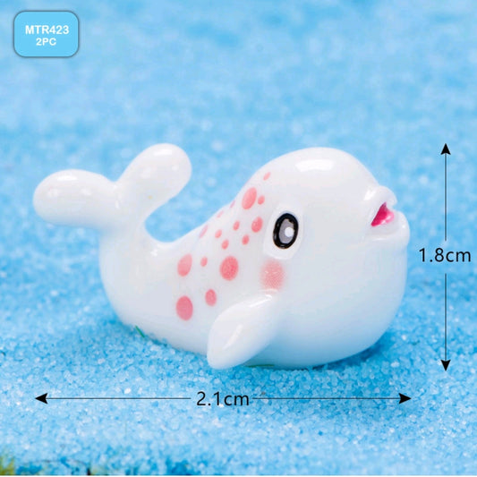 Miniature Model Cartoon Fish 2 PC's