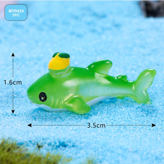 Miniature Model Cartoon Fish 2 PC's