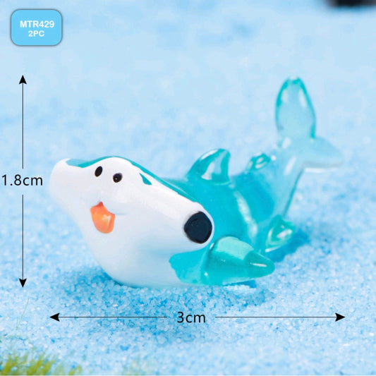 Miniature Model Cartoon Fish 2 PC's