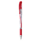 Reynolds Racer Gel Red 5 Pc's Lightweight Gel Pen With Comfortable Grip For Extra Smooth Writing I School And Office Stationery|0.5Mm Tip Size