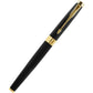 Parker Aster Matte Black Gold Trim Roller Ball Pen | Body Color - Black | Ink Color - Blue