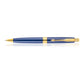 Parker Aster Matte Blue Gold Trim Ball Pen