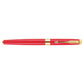 Parker Aster Matte Red Gold Trim Roller Ball Pen