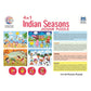 Ratna's 4 in 1 Indian Seasons Jigsaw Puzzle for Kids - Set of 4 | 35-Piece Puzzles | Educational Toy for Cognitive Development | Vibrant Colors | Puzzle Guide Included | Ages 3 and Up