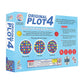 Ratna's Original Plot 4 Big Board Game Family Game Strategy Game for 2 Players Ages 5 & Up
