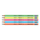 Doms Neon Eraser Tipped HB/2 Super Dark Graphite Pencils Pack  of 10