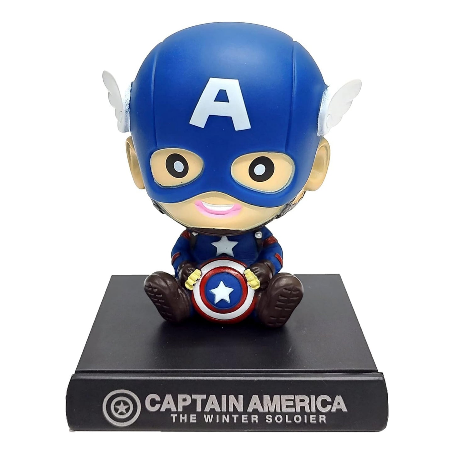 Captain America Bobblehead With Mobile Holder