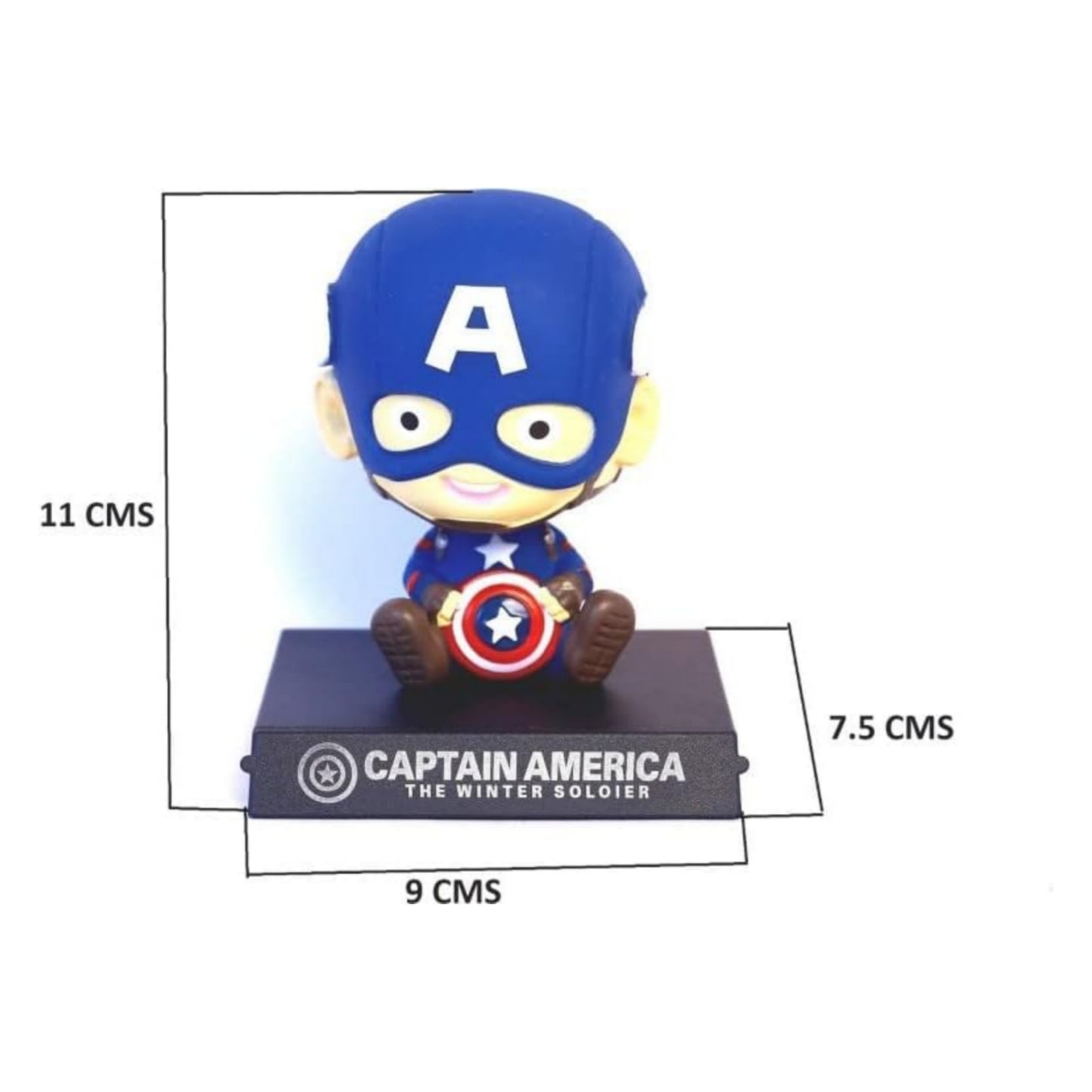 Captain America Bobblehead With Mobile Holder