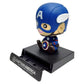 Captain America Bobblehead With Mobile Holder