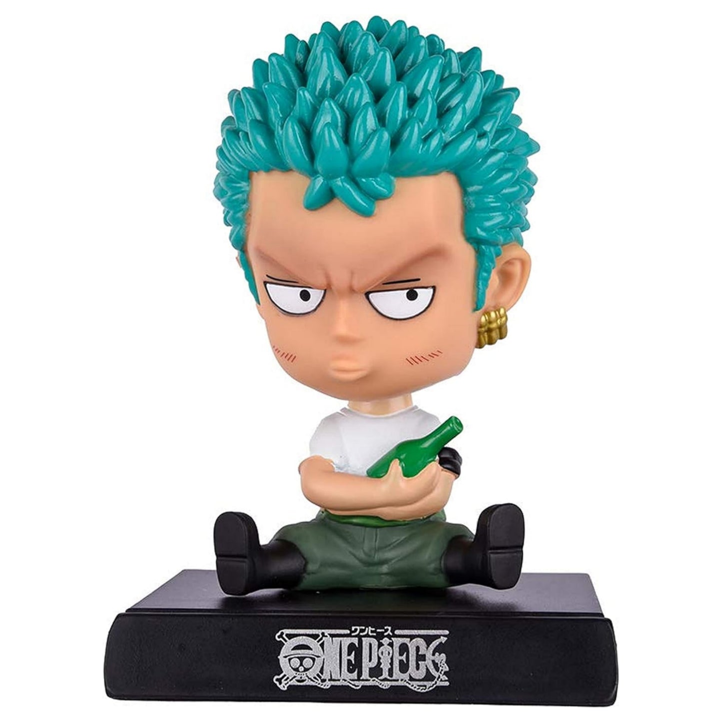 Roronoa Zoro Bobblehead With Mobile Holder