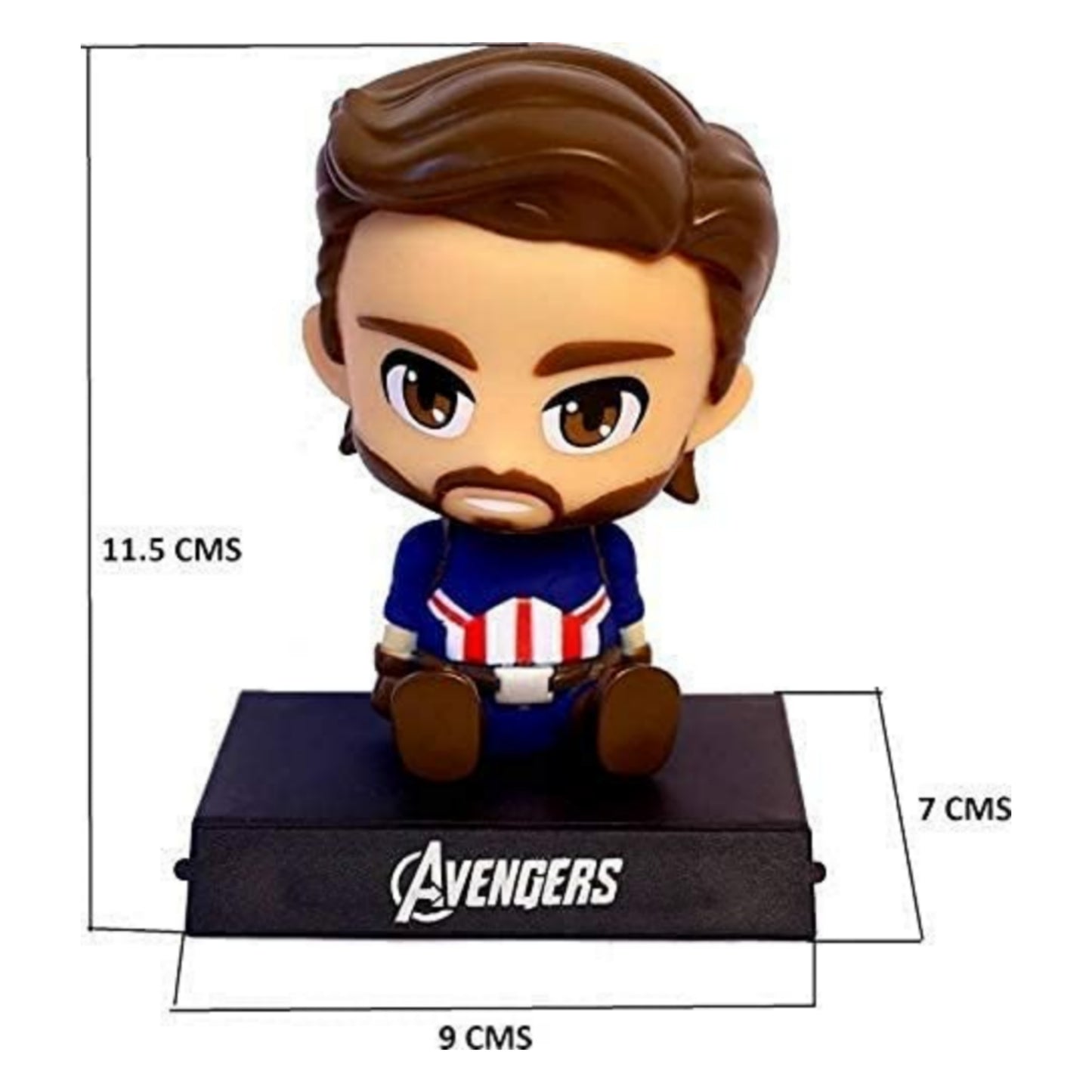 Captain America Bobblehead With Mobile Holder