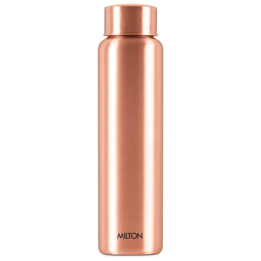 Milton Copper Aqua 1000 Water Bottle, 950 ml, Copper | 100% Leak Proof | Office Bottle | Gym Bottle | Yoga Bottle | Home | Kitchen | Hiking | Treking Bottle | Travel Bottle