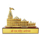 Ayodhya Shree Ram Mandir Architectural Model Showpiece for Home Decor, Office | Metal Showpiece