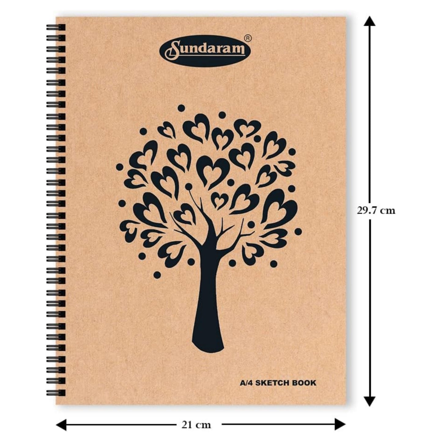 Sundaram Sketch Book Spiral Bound (Wiro) - 100 pages