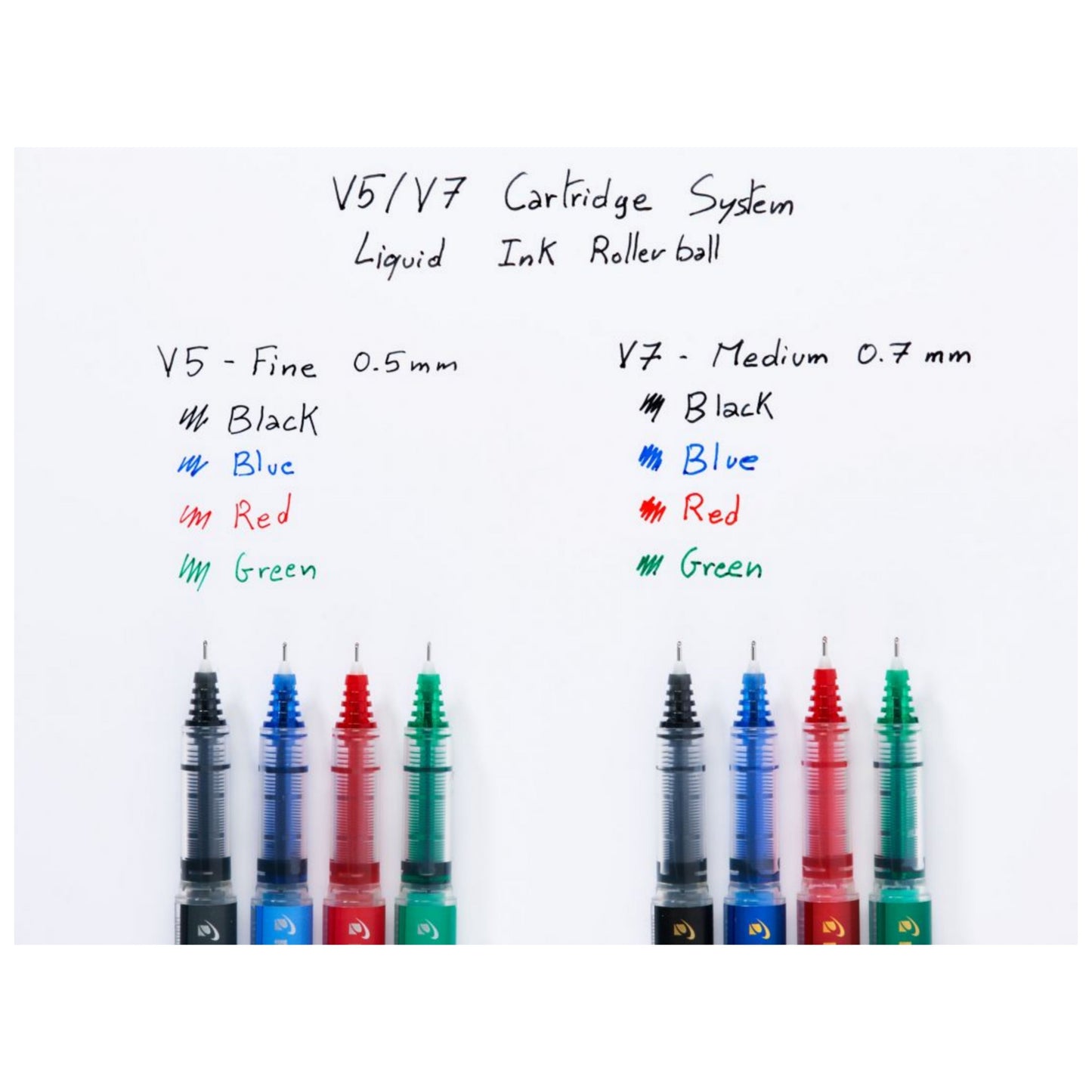 Pilot Hi-TechPoint V5 Cartridge Pen - Red Ink