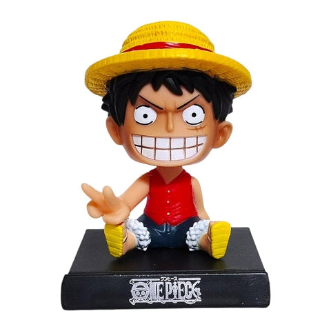 Monkey D Luffy Bobblehead With Mobile Holder